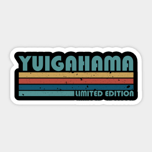 Proud Limited Edition Yuigahama Name Personalized Retro Styles Sticker